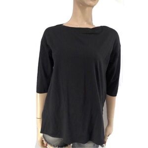 J. Jill Elegant Black Long Sleeve Top